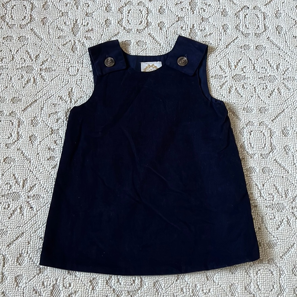 The Beaufort Bonnet Company Navy Blue Pinafore Dress